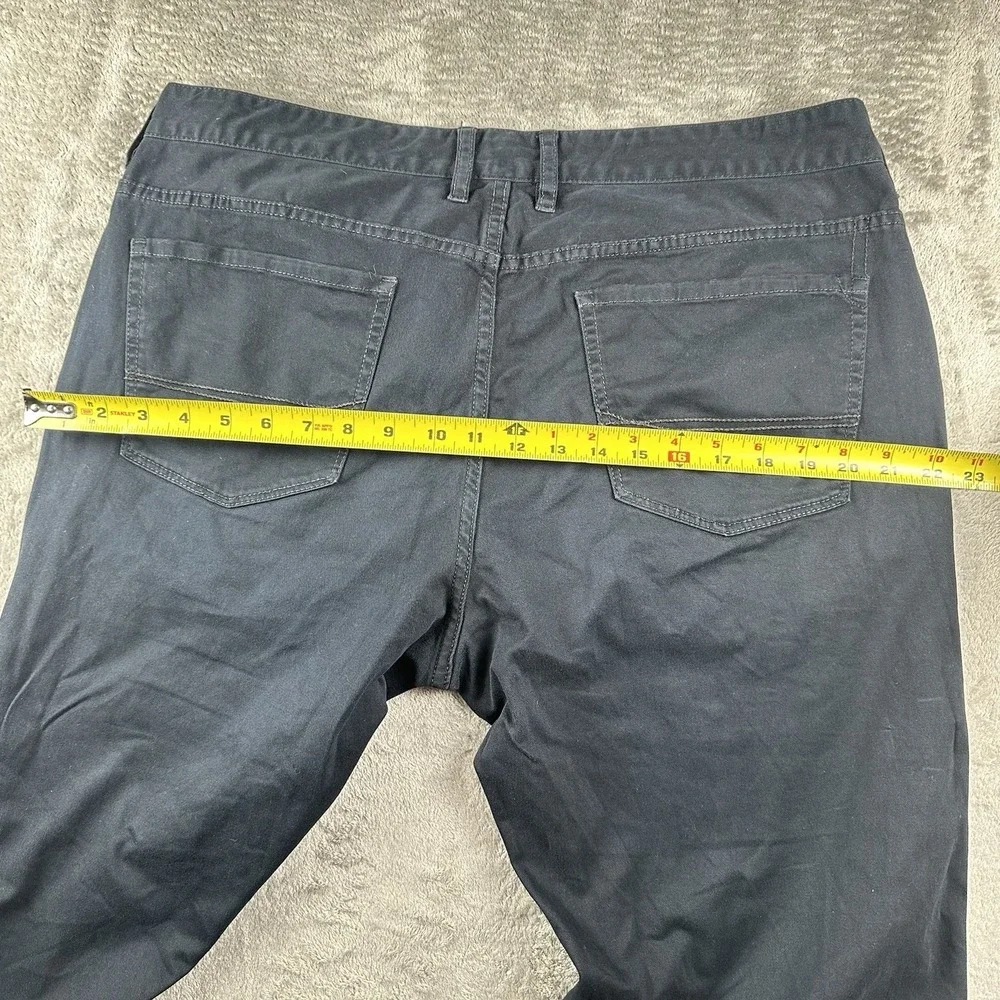 Tommy Bahama Men's Pants 36x32 Black Cotton Stretch Casual Chino Straight Leg‎
